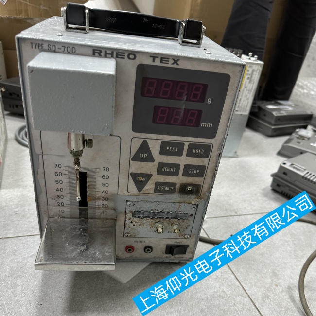 日本太陽科學SUN RHEO魚糜彈性檢測儀TEX SD-700顯示屏不顯示故障維修專家